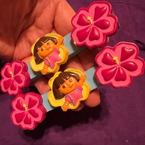 2 Vintage Dora The Explorer Decorative Drawer pull handles